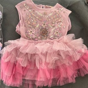 Tutu du monde baby girl rhinestone dress